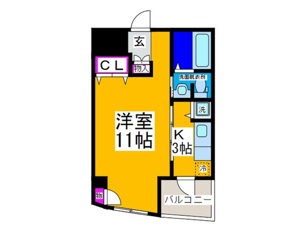 ジェルメ河善の物件間取画像